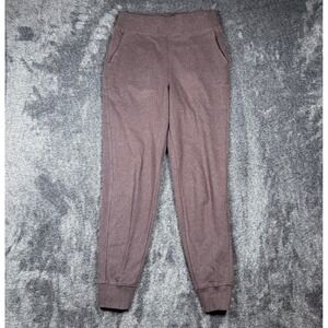 Pact Organic Cotton Joggers Womens Small Brown Heathered Sweatpants Pockets